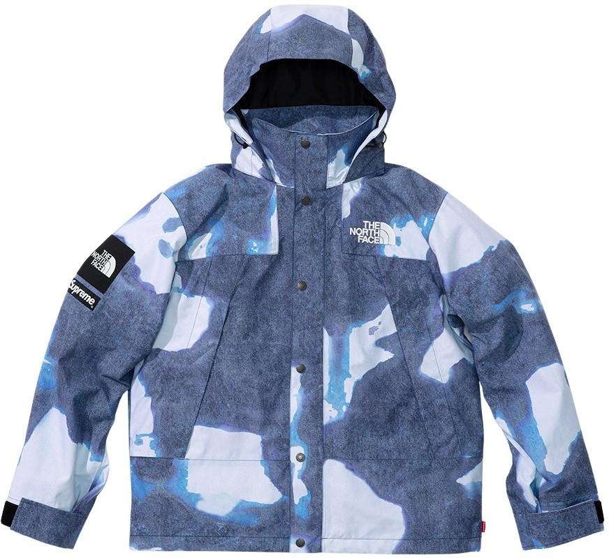 Supreme®/The North Face® Bleached Denim Print Mountain Jacket view 13